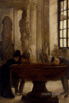 En el Louvre James Jacques Joseph Tissot Pinturas al óleo
